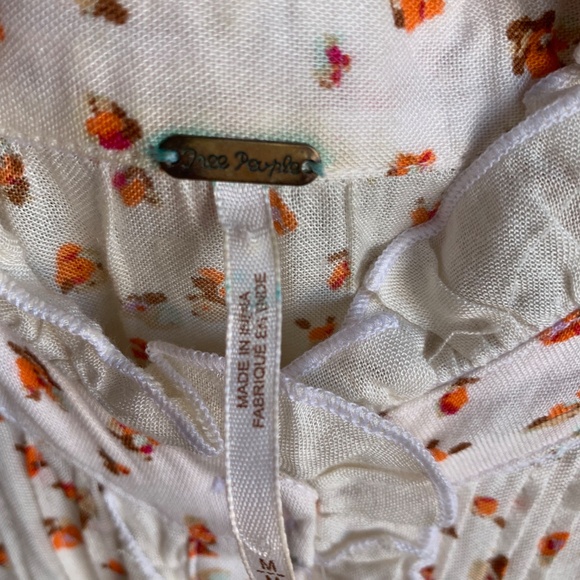 Free People Rare Feelings Floral Tiered Maxi Dresss Sz.M Boho Peasant Prarie - Picture 10 of 14